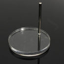 Acrylic Jewelry Organizer Display Necklace Bracelet Round Holder Stand Rack Case