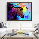 5D DIY Full Drill Diamond Painting Color Zebra Cross Stitch Embroidery Kits
