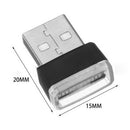 4pcs Mini USB LED Car Ambient Light Auto Interior Lighting Decorative Lamp