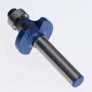 Set of 2, Cutting Bearing Extra Long Flush Trim Router Bit, 0.24 and 1/4 inch