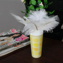 Wedding DIY Crafts Decorations 10pcs 6-8 inch White Ostrich Feathers 15 - 20cm
