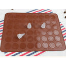 Silicone Macaron Macaroon Baking Mat Cake Decorating Mat - Makes 48 Macaroon