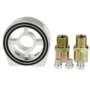 M20 Aluminum Oil Filter Cooler Sandwich Block Adapter Gauge Sensor Plate