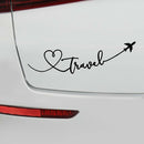 Cartoon Car Art Decorative Stickers Plane Travel Printed Auto Styling Decals