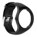 Watchband Replacement for Polar M200 Smart Watch with Buckle(Black)