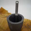 2kg Casting Clay Graphite Crucibles Refining Melting Copper Aluminium Brass
