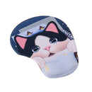 New Skid Resistance Memory Foam Comfort Wrist Rest Support Mouse Pad Cat
