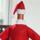 Santa Claus Wine Lovely Decoration with Hat Clothing Red Wine Bottle Case  A