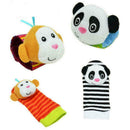 Cartoon Baby Toys 0-12 Months Sock Soft Animal Rattles Children Infant I7X7 L0O0
