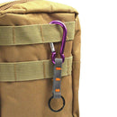 Outdoor Multifunction Key Ribbon Buckle Aluminum Carabiner Strap Clasp