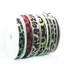 Leopard Ribbon Velvet Design for Sewing Crafts DIY Hair Accessory 2.5cm 4yards