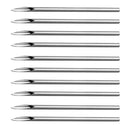 10x Stainless Body Piercing Needles 16G for Lip Nipple Nose Body Art Tool