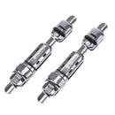 2pcs stainless steel fishing rods wheel seat pole deck rods clip reel fitted 3C