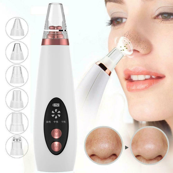 Blackhead Remover Vacuum Extractor Pro Suction Facial Pore Acne Cleaner Effectiv