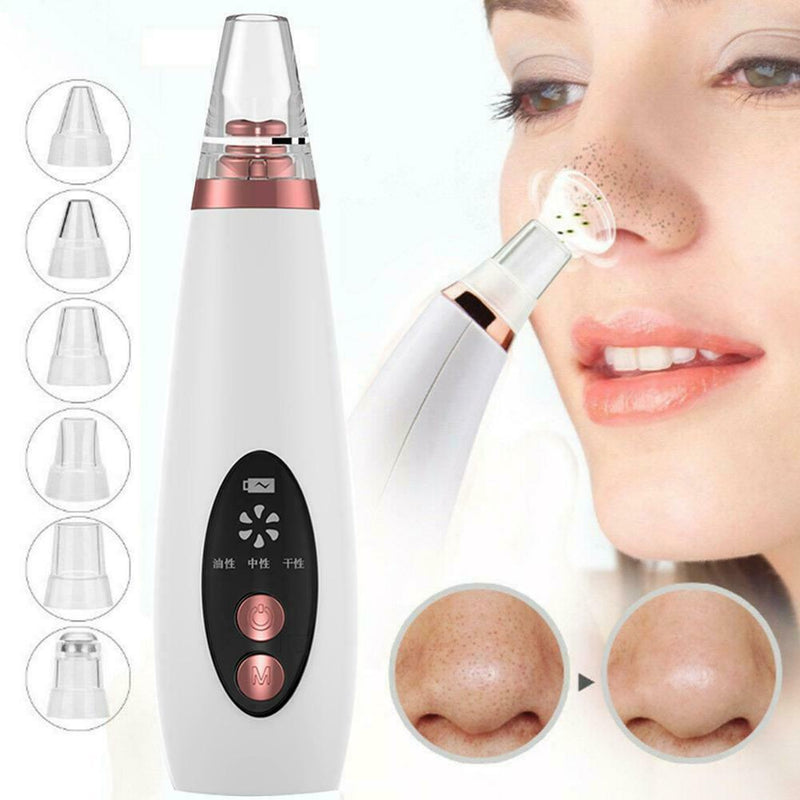 Blackhead Remover Vacuum Extractor Pro Suction Facial Pore Acne Cleaner Effectiv