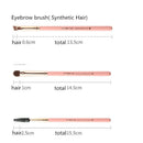 Zoreya Brand 3Pcs Face Makeup Brush Eye Make Up Tools Portable Makeup Brush