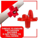 10Pack Horizontal Chicken Nipples Waterer Horizontal Chicken Waterers