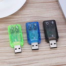 Mini USB2.0 Port Analog 6.1 CH External Sound Card Audio Adapter for PC