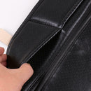 Universal Leather Car Seat Cover Breathable Front Seat Cushion Mat (Black)