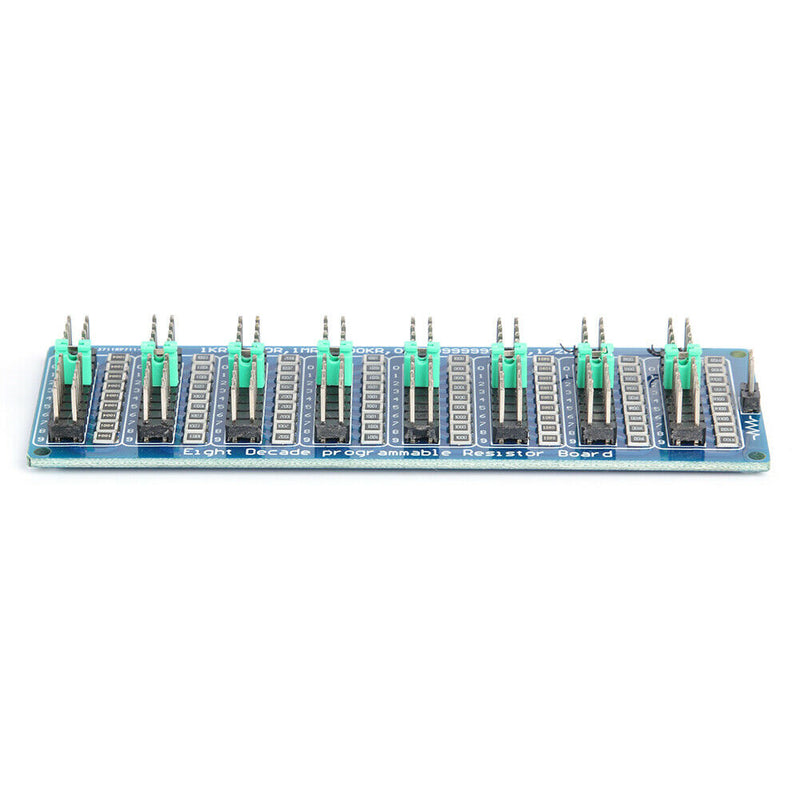 8 Decade Resistor Board 1R-9999999R Programmable 0.1R SMD Resistance Module A