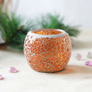Moroccan Mosaic Glass Candle Tea Light Holder Candelabra Candlestick 3''