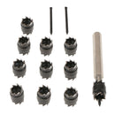 13pcs Double Sided 3/8in Spot Weld Cutter HSS Drill Bit Remover Cut Tool New
