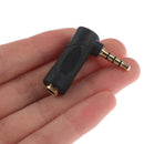 3.5MM Male To Female L Shape Adapter Audio Microphone Jack Stereo Plug ConneSEAU