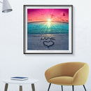 5D DIY Full Drill Diamond Painting Heart Cross Stitch Embroidery (JH206)
