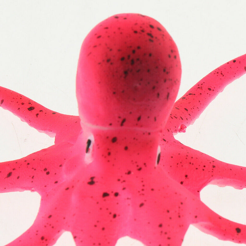 3 Pcs Silicone Fish Decorations Glowing Artificial Ornament for Fish Tank