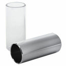 2 Pieces Glass Slide and Metal Slide for Guitar, Bass, Medium (6 cm) L9R4