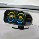 Euro Typer Car Adjustable Compass Balancer Slope Meter Tachometer H4C7