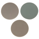 3 Pack 5Inch Sponge-Backed Hook&Loop Waterproof Sanding Discs Round Sanding