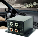 Car Bass Home Amplifier Subwoofer Equalizer Crossover RCA Adjust Level Volume
