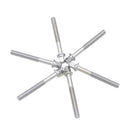 6 Pieces Drum Screws Tension Rods Short Screws Bolts Parts for Drum Band