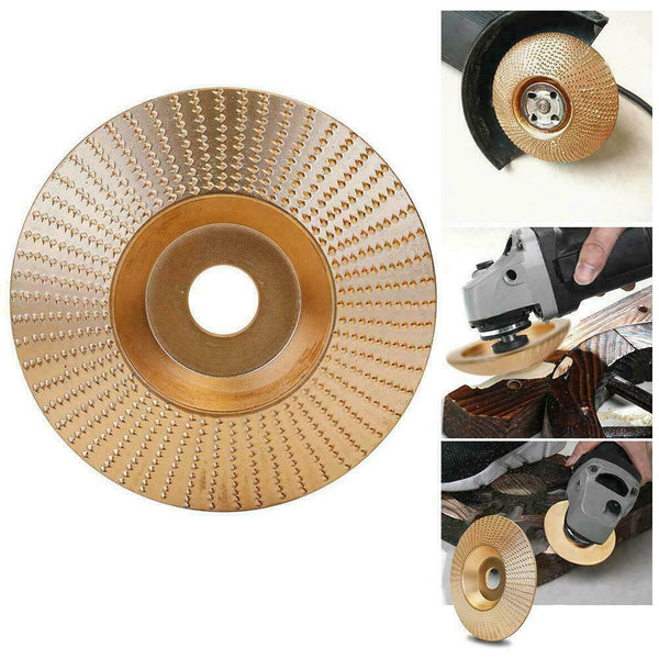 Carbide Wood Sanding Carving Shaping Disc For Angle Grinder/Grindin Wheel U T0V5