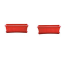 Rectangular Flower Pot Color Plastic Plant Planter Saucer Garden Red Plastic