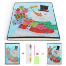 DIY Christmas Snowman Special Shaped Diamond Painting 60 Pages A5 Notepad