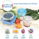 18PCS Silicone Stretch Lids,Reusable Durable and Expandable Lids,Eco-Friend M4A9