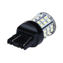 2X T20 W21W 7443 7440 LED 64-SMD 1206 Tail Stop Brake Light Bulb Lamp White A