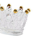 Crystal Glass Crown Tealight Candle Holder Ashtray Wedding Party Decor