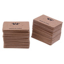 100x kraft paper earring hanging card jewelry display ear studs holder package3C