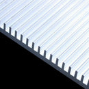 Aluminum Thermal Heat Sink 80mm x 80mm x 7mm for LED Power IC Transistor