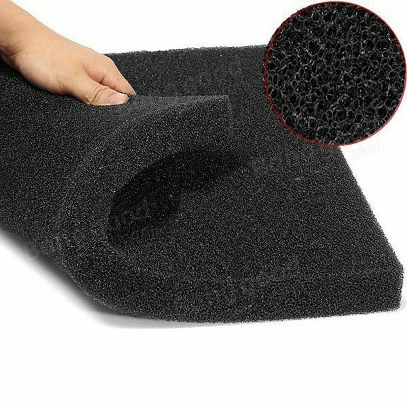 Black Aquarium Biochemical Cotton Filter Foam Fish Tank Sponge Pads 50*50cm