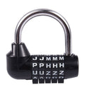 5 Letter Code Combination Suitcase password lock Black