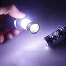 2X H7 100W White CREE LED Fog DRL Driving Car Head Light Lamp Bulbs Super Bright
