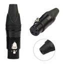 DIY Microphone XLR 3Pin Female Plug Connector Cable Solder Plug MIC Adapter