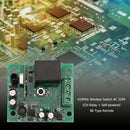 433MHz Wireless Switch AC 220V 1CH Relay Receiver + Self- 86 Type Remote