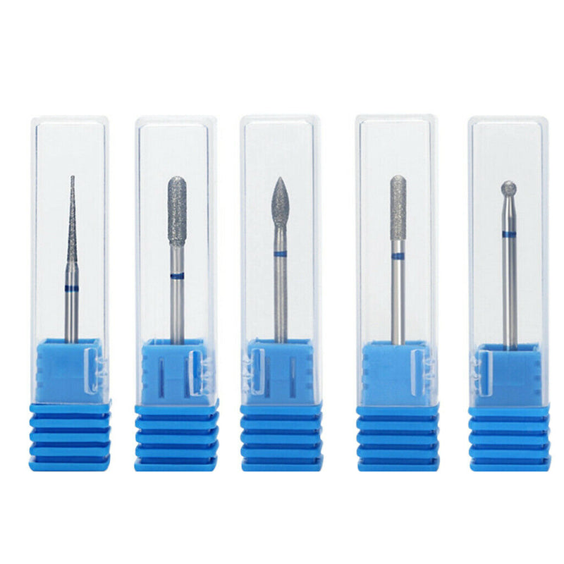 5pcs Nail Files Drill Bits Manicure Gels Removal Electric Carbide Polishing Head