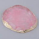 8x Imitation Agate Nail Art Palette Drinks Coaster Mat Decorations