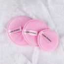 3pcs Reusable Microfiber Pad Cleaning Cotton Facial Makeup Remover Puff (4)